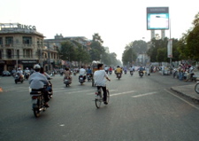 Traffic in Ho Chi Minh (Saigon), Vietnam