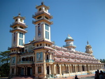 Caodai Great Temple in Vietnam